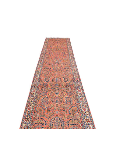Sarough 92x403 Cm Sarough, Persia, Hand-carded Wool, Cotton