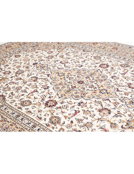 Kashan 250x343 Cm Kashan, Persia, Hand-carded Wool (cotton