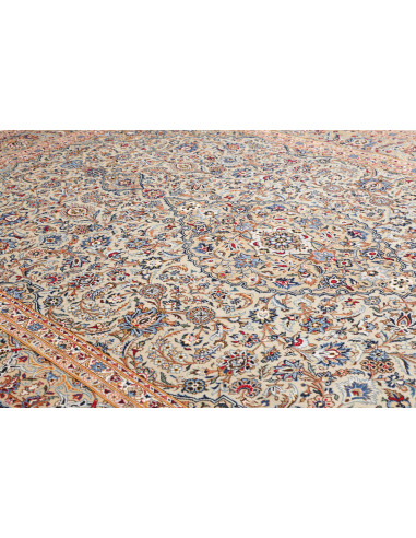 Kashan 275x400 Cm Kashan Persia Hand-carded Wool Cotton