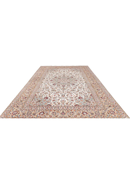 Kashan 242x360 Cm Kashan Persia Hand-carded Wool Cotton