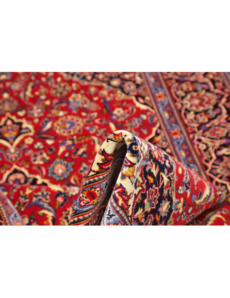 Kashan Fine 147x220 Cm Kashan Fine, Persia, Hand-carded