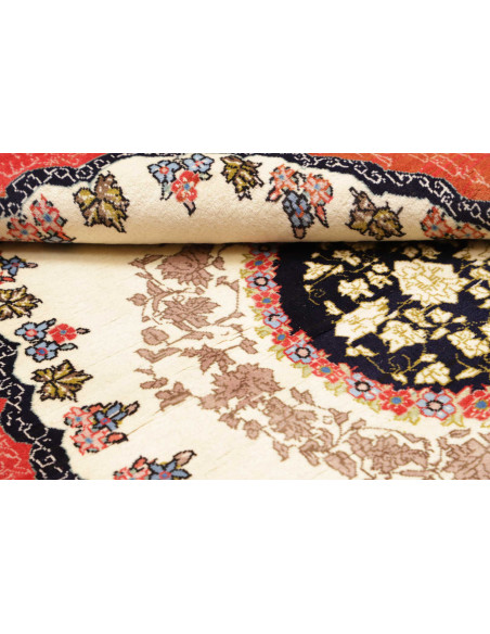 Kashan Fine 135x210 Cm Kashan Fine, Persia, Hand-carded Wool