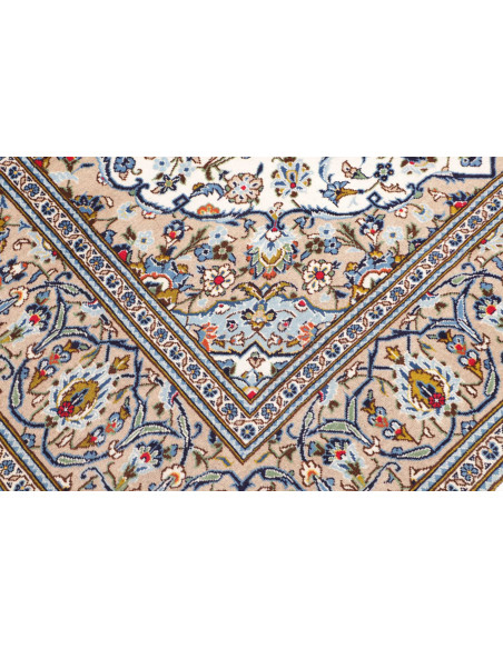 Kashan 195x295 Cm Kashan, Persia, Lana Cardata A Mano,