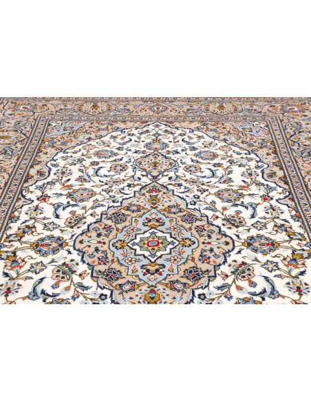 Kashan 195x295 Cm Kashan, Persia, Lana Cardata A Mano,