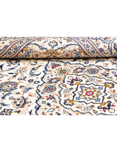 Kashan 200x295 Cm Kashan, Persia, Lana Cardata A Mano