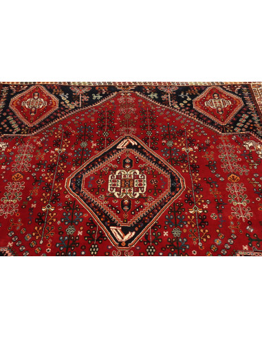 163x260 Cm Qashqai, Persia, Lana ordito In Lana, 200.000