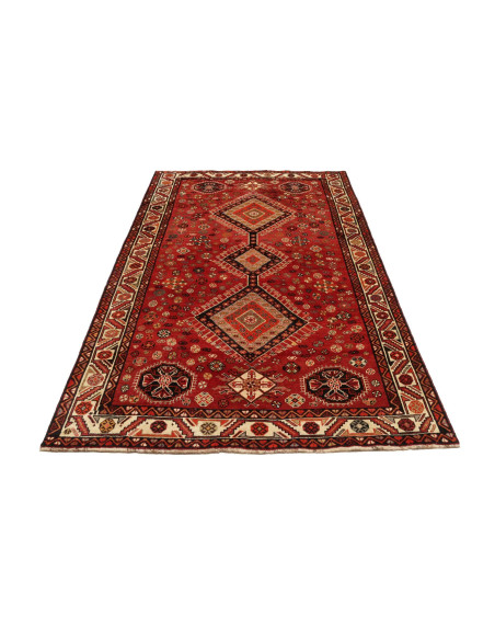 Shiraz 160x270 Cm Shiraz, Persia, Hand-carded Wool warp: