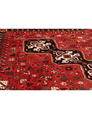 Shiraz 175x262 Cm Shiraz, Persia, Lana Cardata A Mano