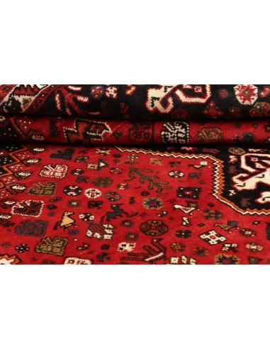 Shiraz 175x262 Cm Shiraz, Persia, Lana Cardata A Mano