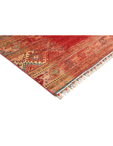 Rug Siva Pakistan 276x360 Terracotta Red Gold