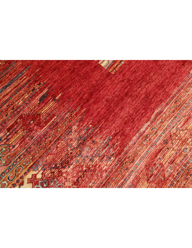 Rug Siva Pakistan 276x360 Terracotta Red Gold