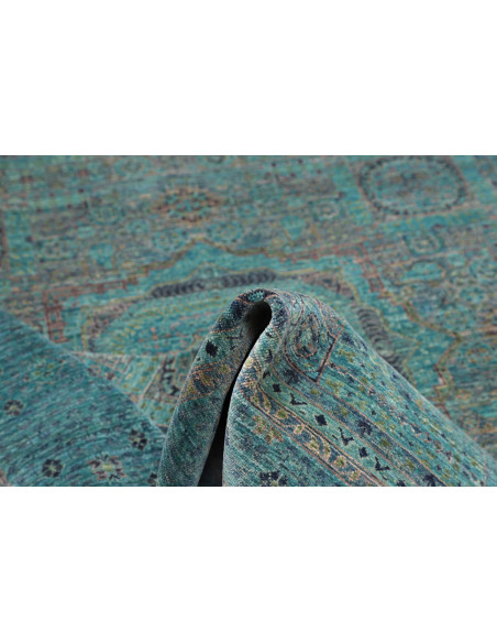 Tappeto Mamlouk Pakistan 177x235 Turchese