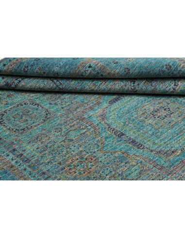 Tappeto Mamlouk Pakistan 177x235 Turchese