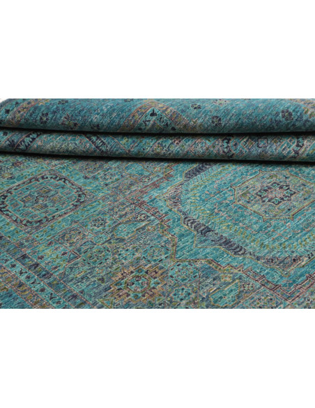 Tappeto Mamlouk Pakistan 177x235 Turchese