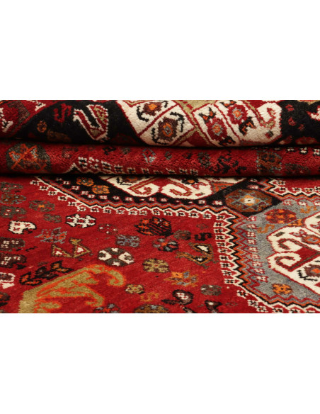 Shiraz 182x270 Cm Shiraz, Persia, Hand-carded Wool warp: