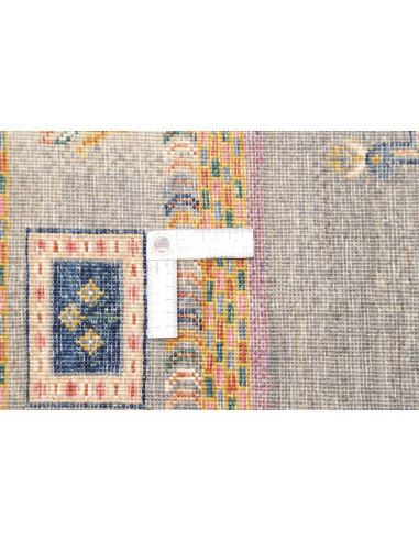 Tappeto Siva Pakistan 173x238 Blu-grigio Crema
