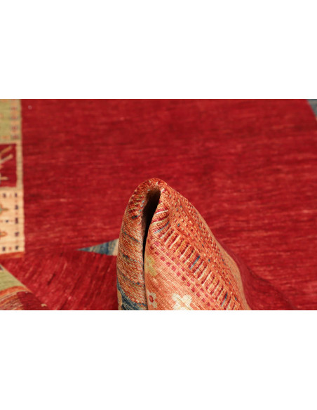 Tappeto Siva Pakistan 210x280 Rosso Arancione