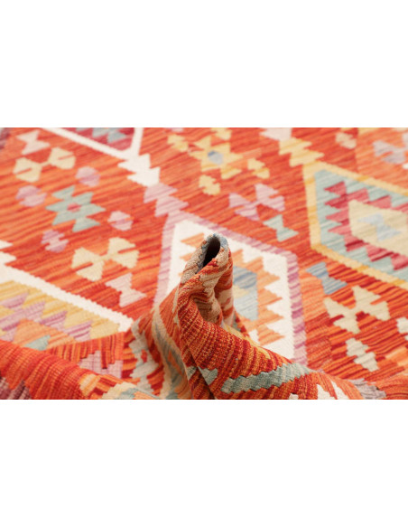 Kilim 252x358 Cm Afghan Kilim Hand-carded Wool