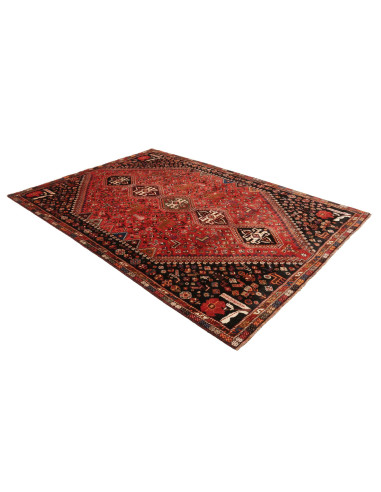 Shiraz 163x285 Cm Shiraz, Persia, Lana Cardata A Mano,