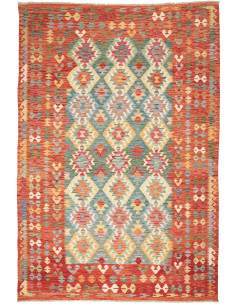 Kilim 203x300 Cm Kilim, Afghanistan, Lana Cardata A Mano