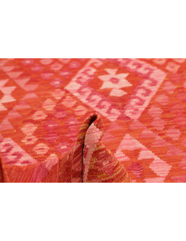 Kilim 203x306 Cm Kilim, Afghanistan, Lana Cardata A Mano