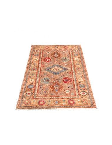 Kazak Fine 80x127 Cm Kazak Fine, Pakistan, Hand-carded Wool,