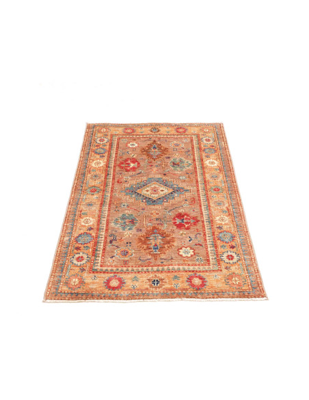 Kazak Fine 80x127 Cm Kazak Fine, Pakistan, Hand-carded Wool,