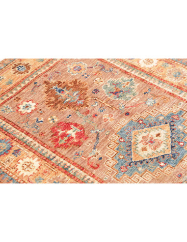 Kazak Fine 80x127 Cm Kazak Fine, Pakistan, Hand-carded Wool,