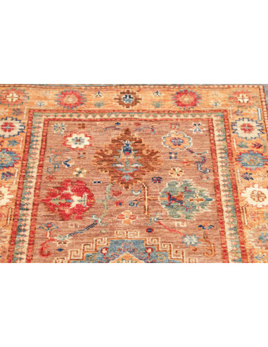 Kazak Fine 80x127 Cm Kazak Fine, Pakistan, Hand-carded Wool,