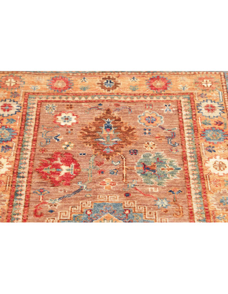 Kazak Fine 80x127 Cm Kazak Fine, Pakistan, Hand-carded Wool,