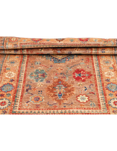 Kazak Fine 80x127 Cm Kazak Fine, Pakistan, Hand-carded Wool,