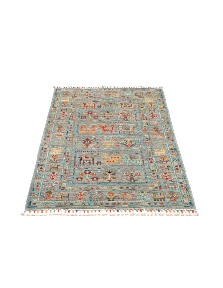 Rubin 80x120 Cm Rubin, Pakistan, Hand-carded Wool (warp: