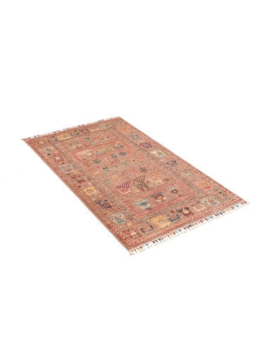 Rubin 78x126 Cm Rubin, Pakistan, Hand-carded Wool,
