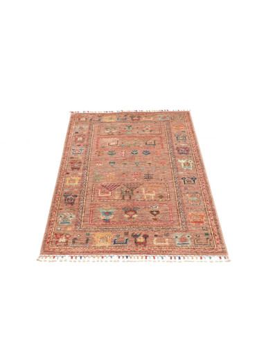 Rubin 78x126 Cm Rubin, Pakistan, Hand-carded Wool,