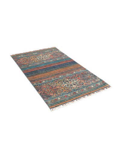 Rubin 97x152 Cm Rubin Pakistan Hand-carded Wool Cotton