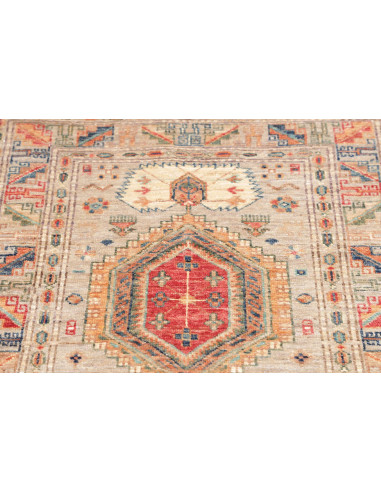 Kazak Fine 76x127 Cm Kazak Fine, Pakistan, Hand-carded Wool,