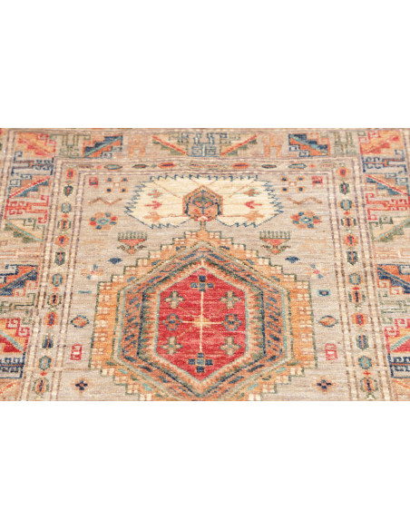 Kazak Fine 76x127 Cm Kazak Fine, Pakistan, Hand-carded Wool,
