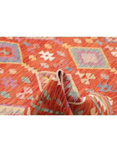Kilim 201x300 Cm Kilim Afghanistan Lana Cardata A Mano