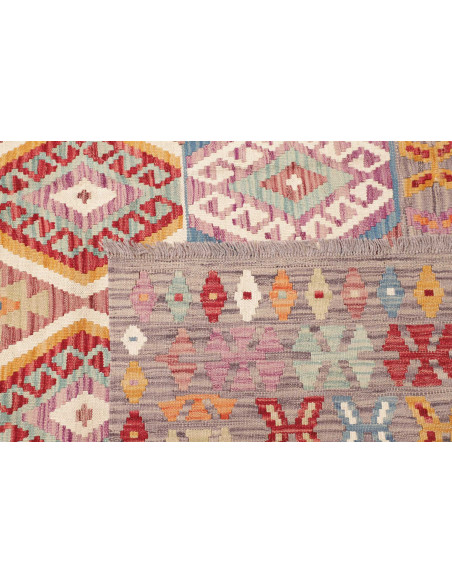 Kilim 203x304 Cm Kilim Afghanistan, Lana Cardata A Mano,
