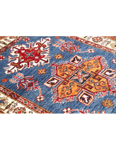 Kazak Fine 103x158 Cm Kazak Fine Pakistan Hand-carded Wool