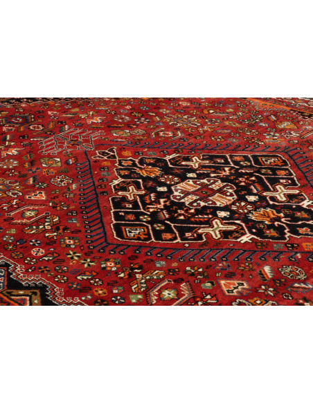 Shiraz 180x283 Cm Shiraz, Persia, Lana Cardata A Mano
