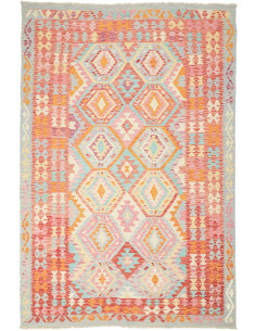 Kilim 169x253 Cm Kilim. Afghanistan. Lana Cardata A Mano