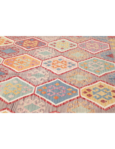 Kilim 205x305 Cm Kilim, Afghanistan, Hand-carded Wool,