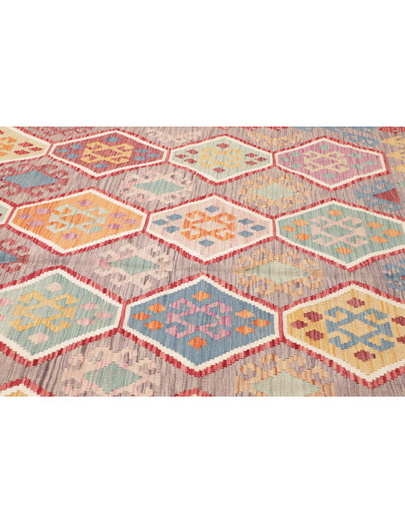 Kilim 205x305 Cm Kilim, Afghanistan, Hand-carded Wool,