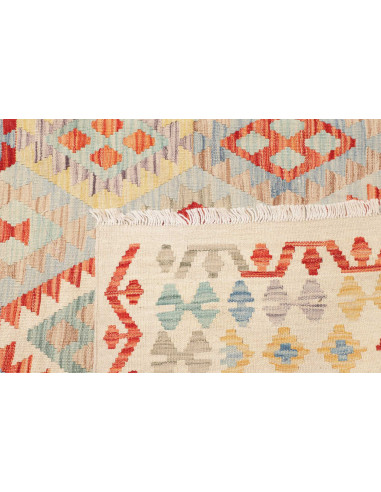 Kilim 200x297 Cm Kilim, Afghanistan, Lana Cardata A Mano