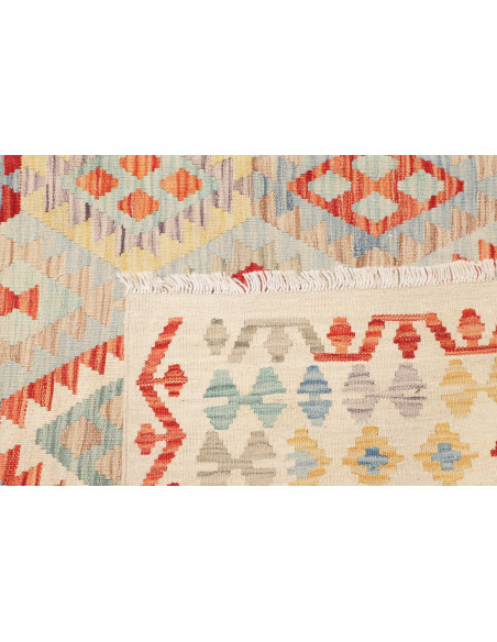Kilim 200x297 Cm Kilim, Afghanistan, Lana Cardata A Mano