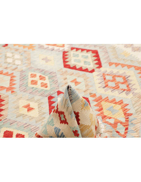 Kilim 200x297 Cm Kilim, Afghanistan, Hand-carded Wool (warp: