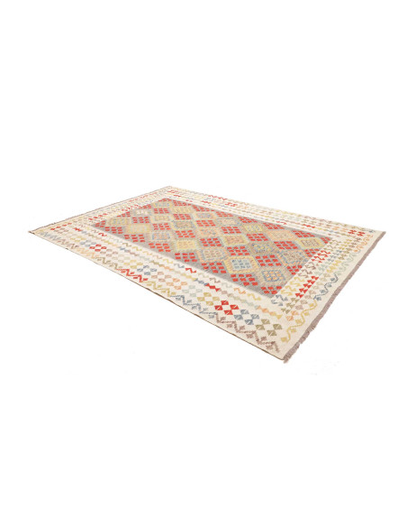 Kilim 207x292 Cm Kilim Afghanistan, Hand-carded Wool (warp: