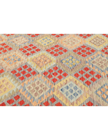 Kilim 207x292 Cm Kilim Afghanistan, Hand-carded Wool (warp: