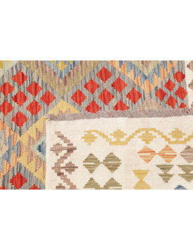 Kilim 207x292 Cm Kilim Afghanistan, Hand-carded Wool (warp: